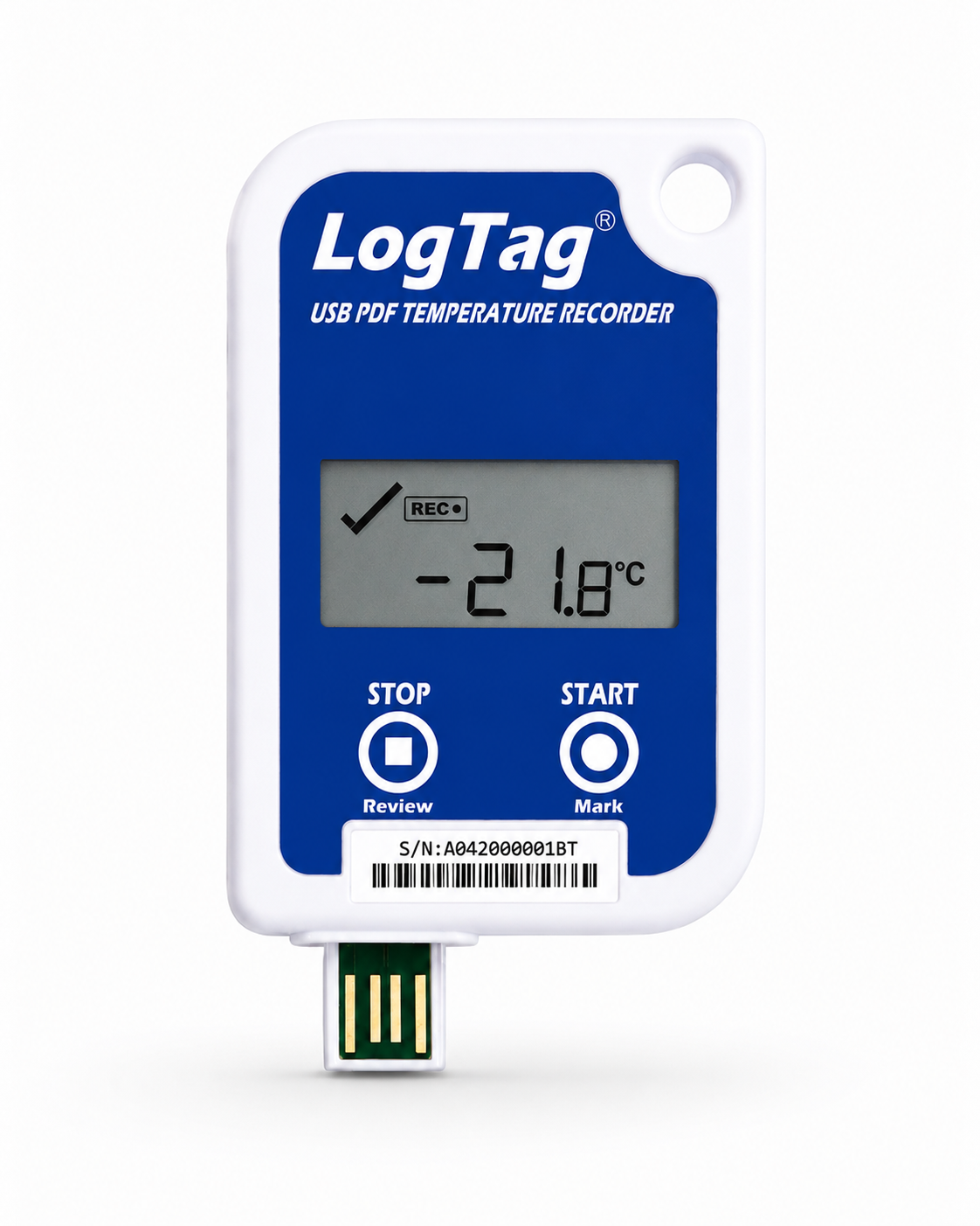 LogTag USRID-16 Single Use Display Logger