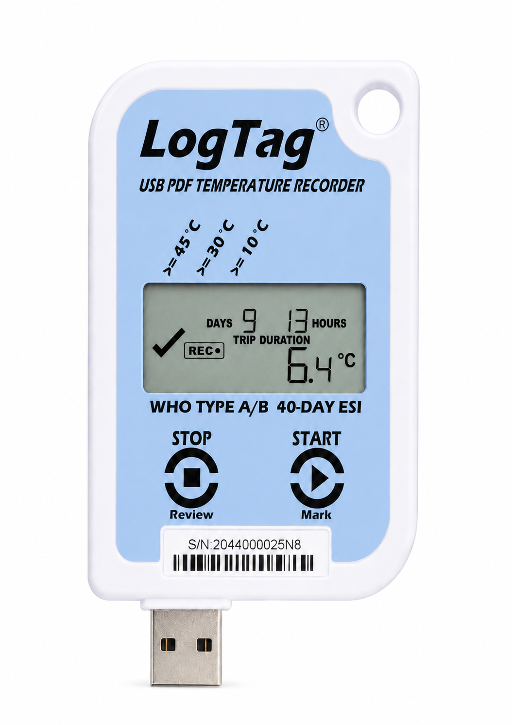 LogTag USRID-16W Vaccine Logger