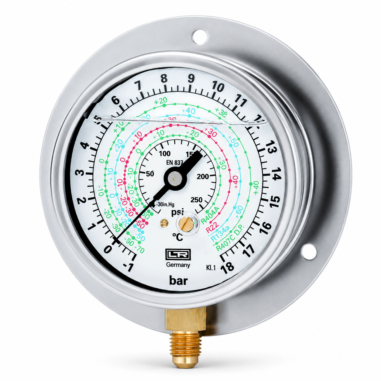 Pressure Gauge MG back connection